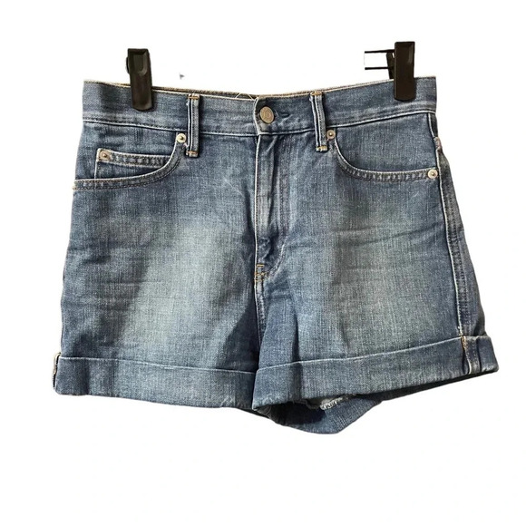 GAP WOMENS SUPER HIGH RISE DENIM SHORTS - Picture 1 of 5